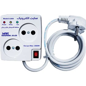 محافظ 2 پریز با  دوشاخه صانت مدل  S-2600P