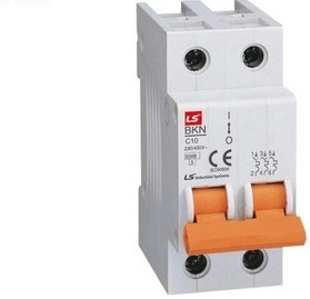 کلید مینیاتوری ال اس  MCB - سری BKN تک پل + نول – KA–6 A  – 10منحنی C( موتوری)