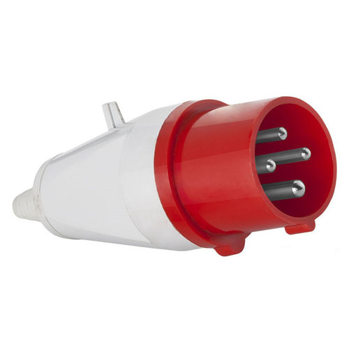 شاخه صنعتی 4 پل مدل PF-014 برند پارس فانال TYPE : 4P/16A/6H  VOLTAGE 400V