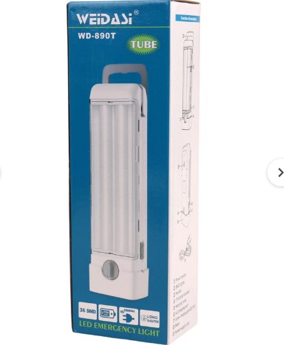 چراغ شارژی اضطراری ویداسی مدل WD 890T